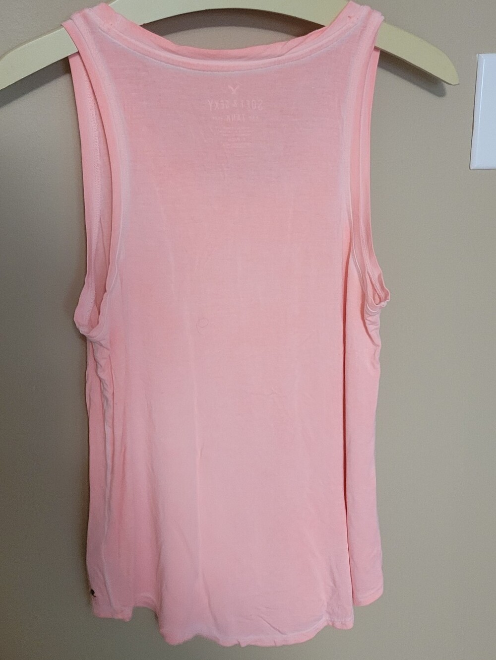 💜2 for $10💜 Bundle and save American Eagle Outfitters Pink Scoop Neck Tank Top - Picture 3 of 5